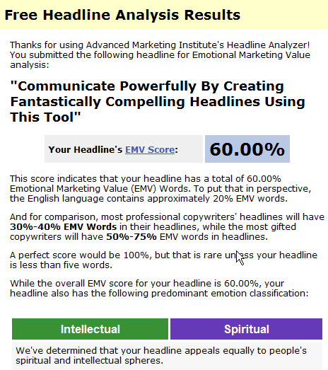 Communicate Powerfully By Creating Fantastically Compelling Headlines Using This Tool